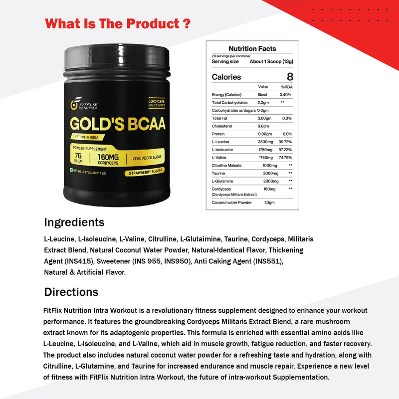 Load image into Gallery viewer, GOLD'S BCAA