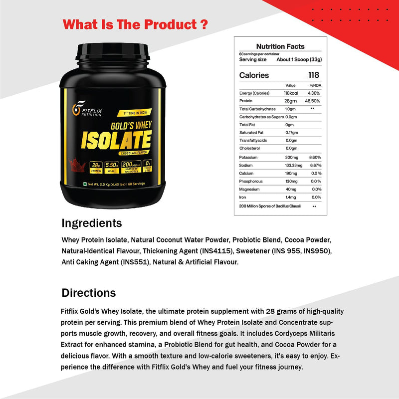 Load image into Gallery viewer, GOLD'S WHEY ISOLATE